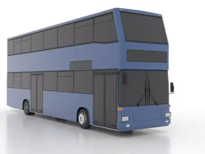 MAN 592 SD202 electric Low Low-poly 3D model