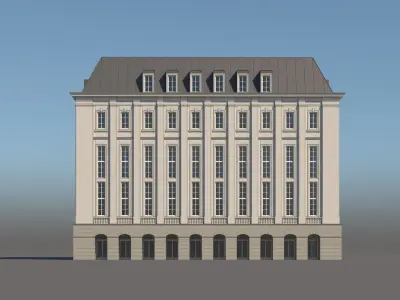 Modern City Building 003 3D model