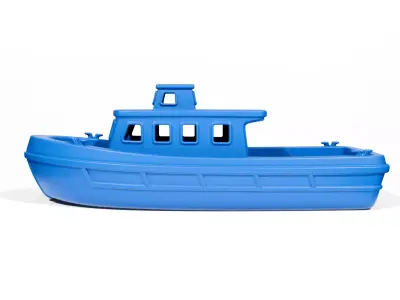 Toy passenger ship 2 3D print model