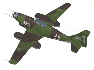 Messerschmitt Me 262 A-1aU2 3D model