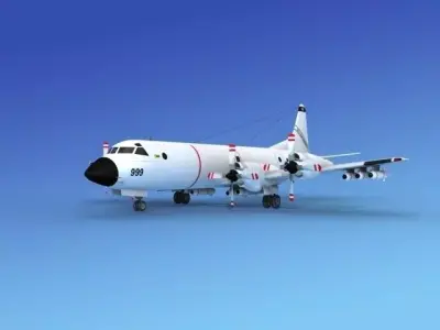 Lockheed P-3 Orion USN6 3D model