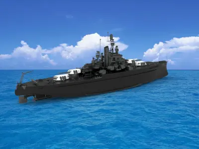 USS Nevada 3D model