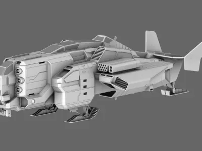 Hornet Fighter Interceptor 3D model