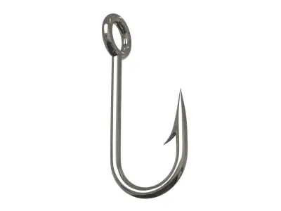Fish Hook Low-poly 3D model