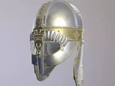 Knight Metal Helmet  3D model