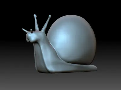 Figurine snail 3D print model