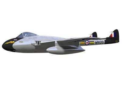 de Havilland DH100 Vampire FB Mk5 3D model