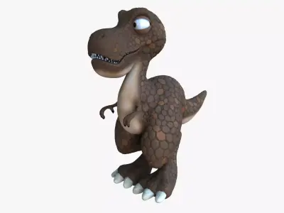 Dinosaur cartoon 3D model