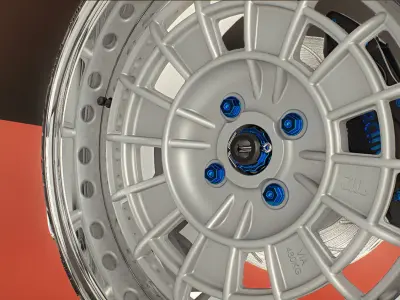 Mugen NR10R 18in JDM rare rim - RIM ONLY - 3D model