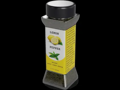 Pepper Lemon Pepper 3D model