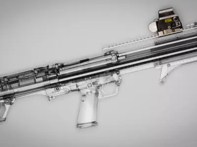 EOTECH HWS TAN EXPS3 DCR Low-poly 3D model