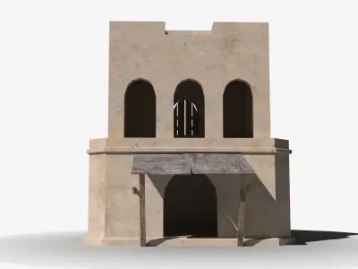 Arab x44 Low-poly 3D model