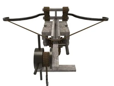 Ballista Low-poly 3D model