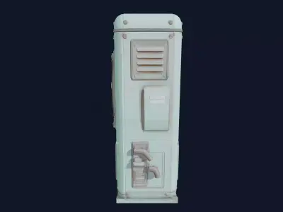 Game Ready Outdoor Air Conditioner Unit 3D Model   3D model