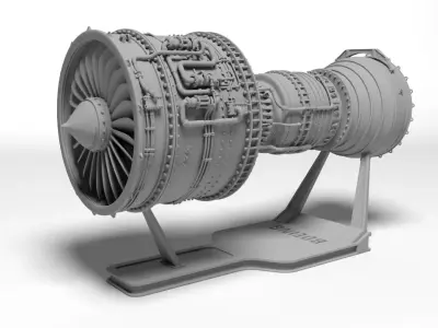 jet engine boeing for Print 3D print model