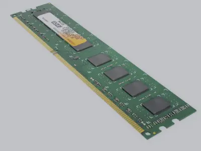 PC RAM Low-poly 3D model