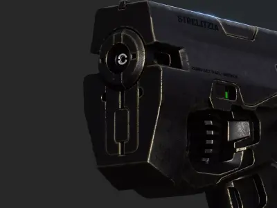 Compact Rail Driver Free low-poly 3D model