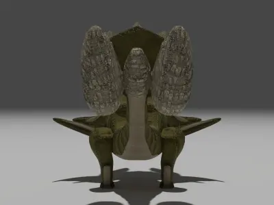 Diablos Plushy from Monster Hunter Series Low-poly 3D model