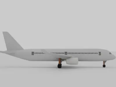 Boeing 737 Airplane Free 3D model