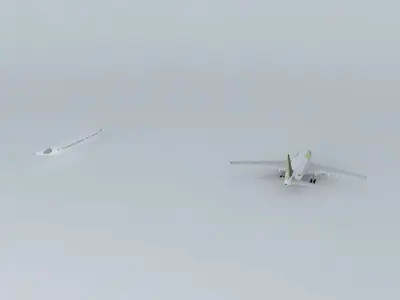 GoldenJet Airbus A310 200 PW4000 Free 3D model