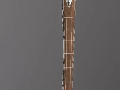Viking Axe Beaver Low-poly 3D model