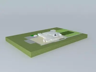 Map Agroleite 2008 3D Free 3D model