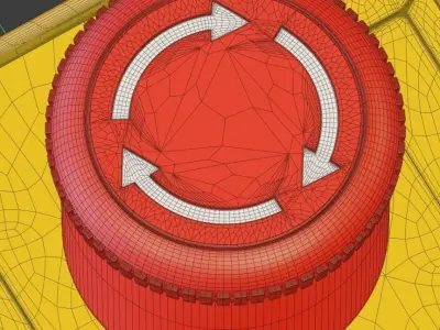 Emergency Stop Button Input Module 3D model