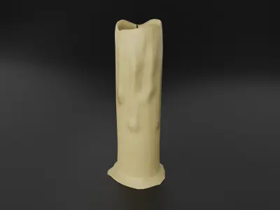 Candles Set Low-Poly 3D Model candle Free low-poly 3D model