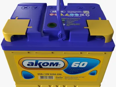 Akom battery 3D model
