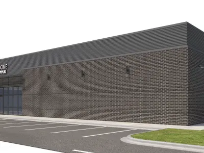 Retail-123 Retail Store A 3D model