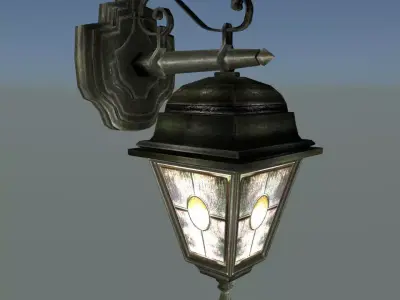 Street Lamp Gameready Free low-poly 3D model