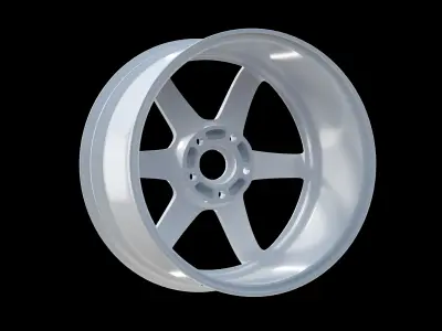 RAYS TE37 SAGA S-plus TIME ATTACK EDITION 3D model