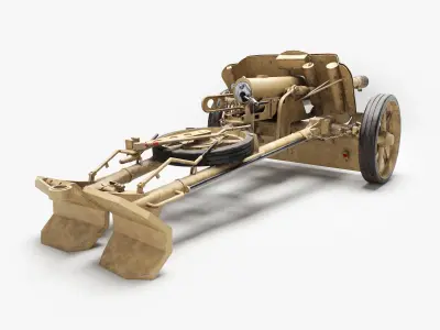 75mm Pak 97-38  3D model