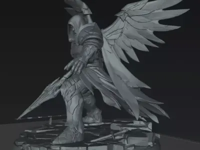 Archangel Holy Archangel of Light STL DnD Tabletop 3D Print 3D print model