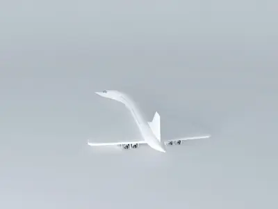 Concorde SP Free 3D model