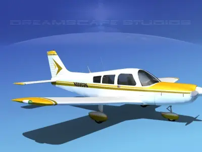 Piper PA-28-235 Cherokee  V13 3D model