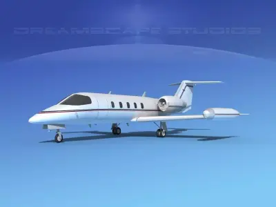 Gates Learjet 35 V09 3D model