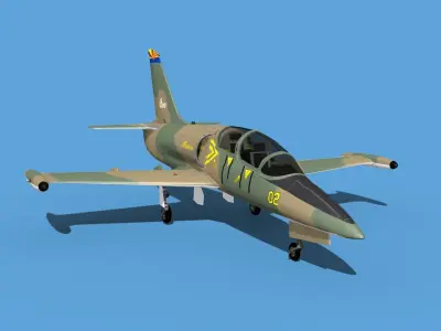 Aero Vodochody L-39C Albatross V08 3D model