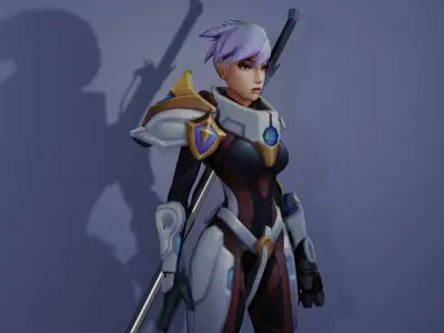 selina reven 3D model