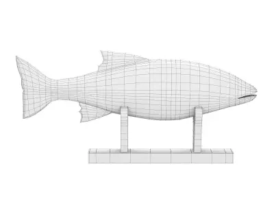 Kare Design Figurine Pesce Nature 3D model