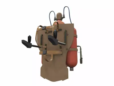 Jet pack 8 3D model