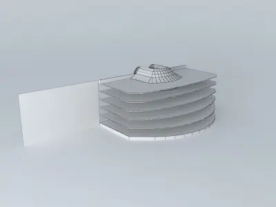 Panoramic Elevators Commercial Centre Free 3D model