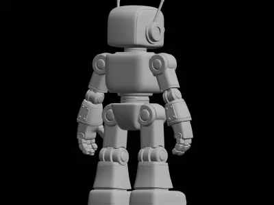 Robot Model 3D Print Model Robot Figure 3D print model
