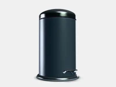 MJOSA Pedal bin 1 Low-poly 3D model