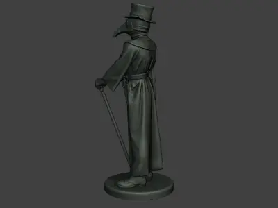 Hans Plague Doctor PDS001 3D print model