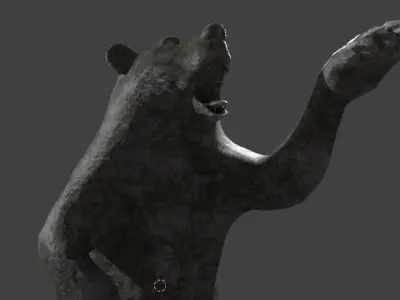 Bear Statue 3D model