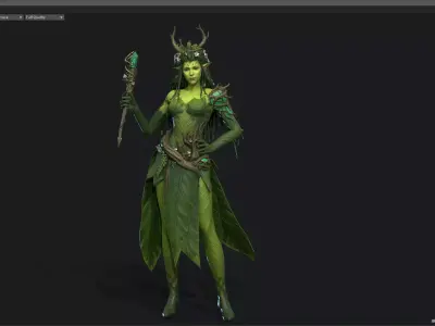 wood elves 3D model
