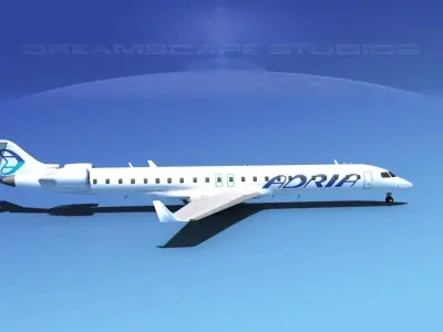 Bombardier CRJ900 Adria 3D model
