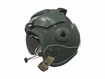 Pilot helmet ja-6 3D model