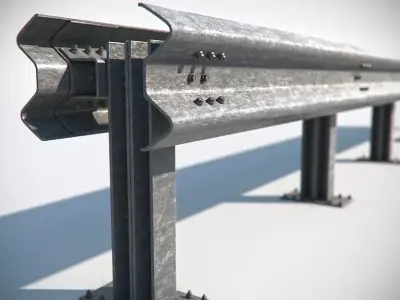 Guard rail Free 3D model